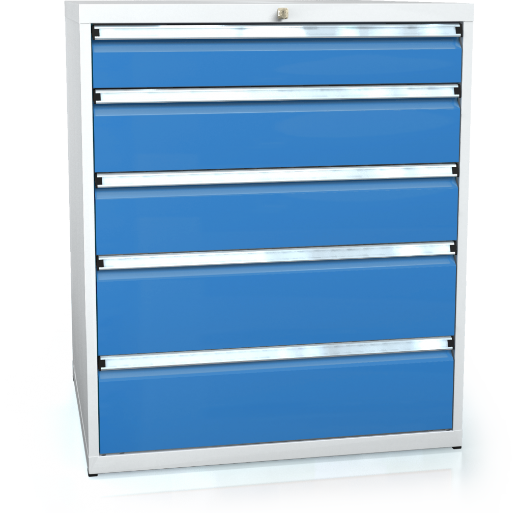 Drawer cabinet 1018 x 860 x 750 - 5x drawers